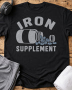 Iron Supplement T-Shirt — Black