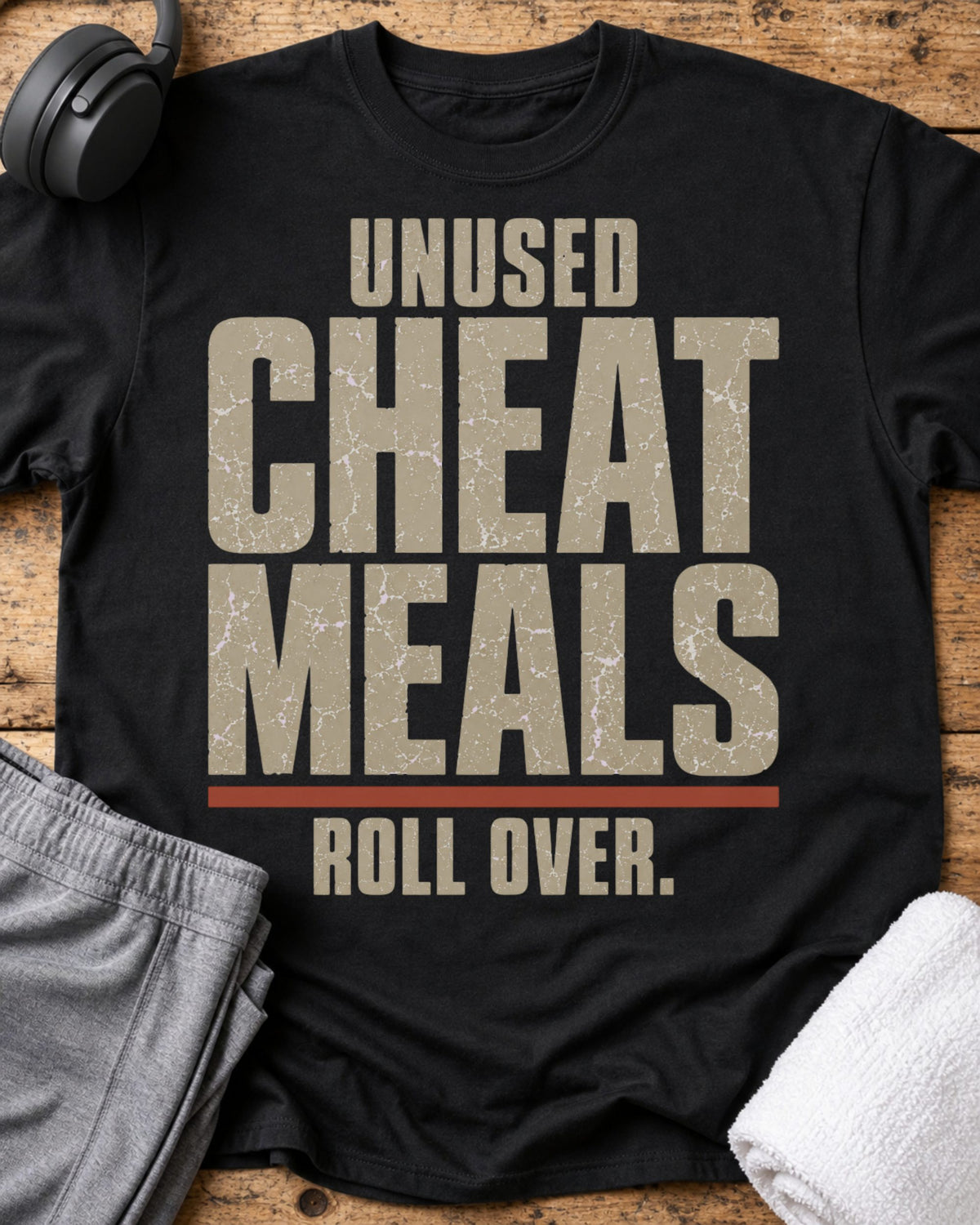 Unused Cheat Meals T-Shirt — Black