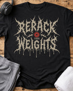 Rerack Your Weights T-Shirt — Black