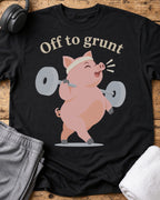 Off To Grunt T-Shirt — Black