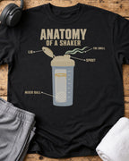 Anatomy Of Shaker T-Shirt — Black