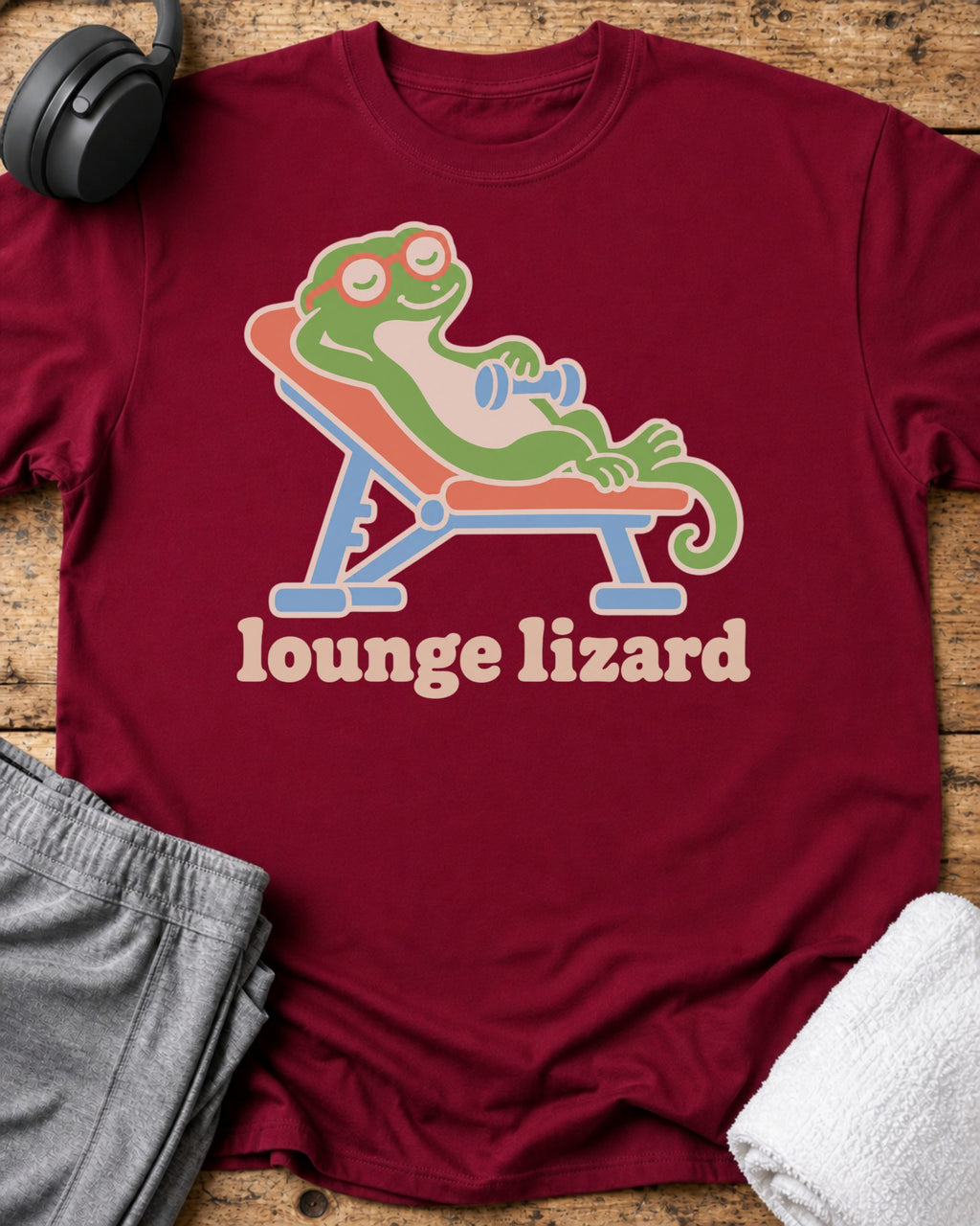 Lounge Lizard T-Shirt — Cardinal Red