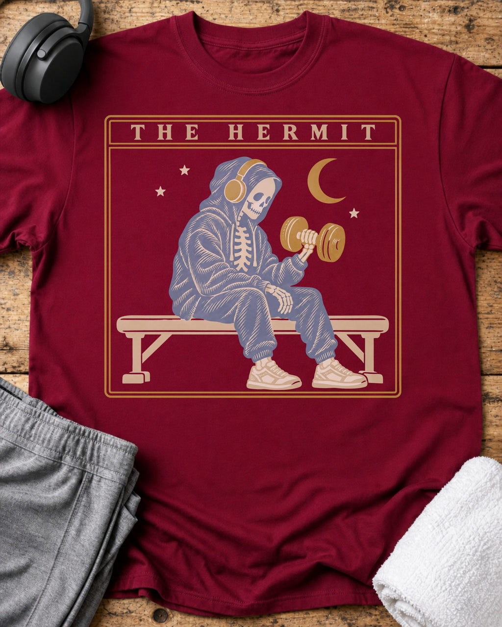 The Hermit T-Shirt — Cardinal Red