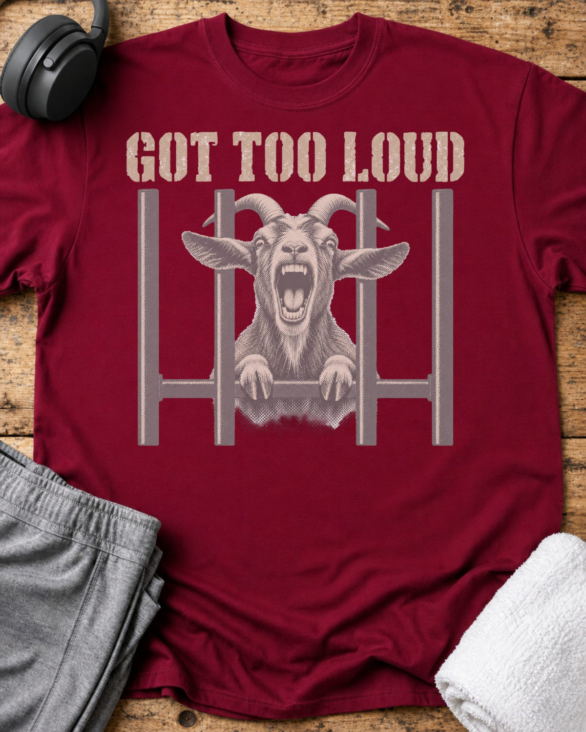 Got Too Loud T-Shirt — Cardinal Red