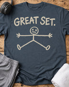 Great Set T-Shirt — Dark Heather