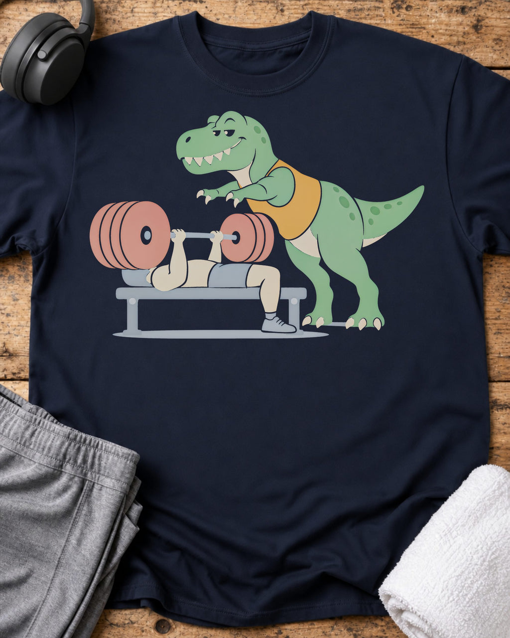 Dinosaur Spotter T-Shirt — Navy