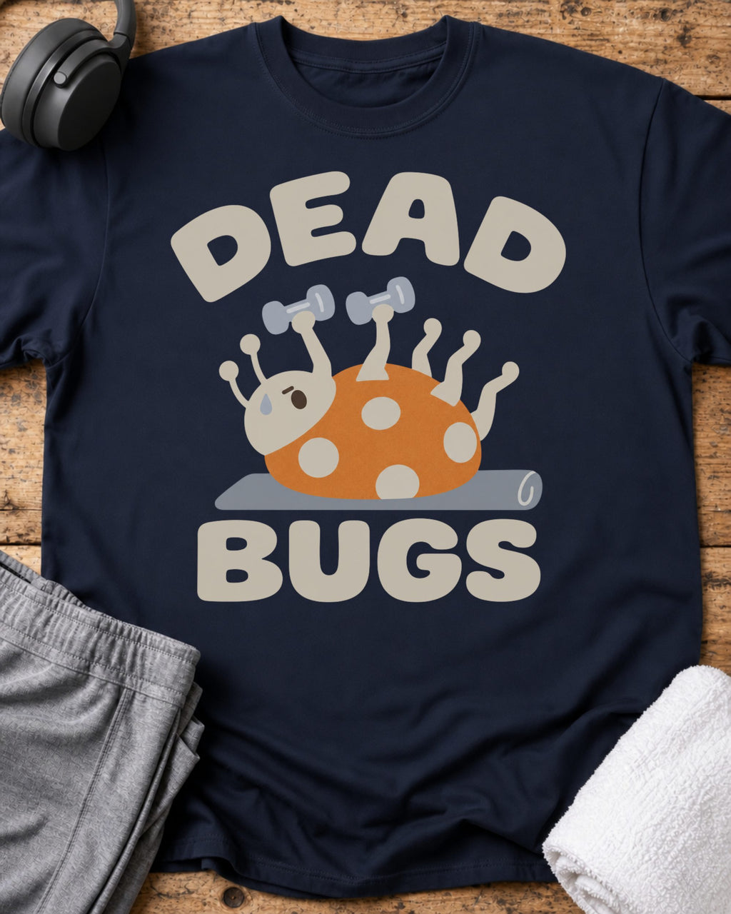 Dead Bugs T-Shirt — Navy