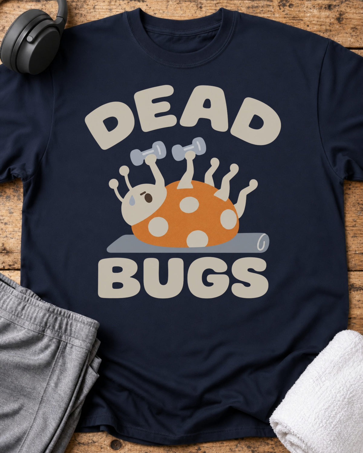 Dead Bugs T-Shirt — Navy