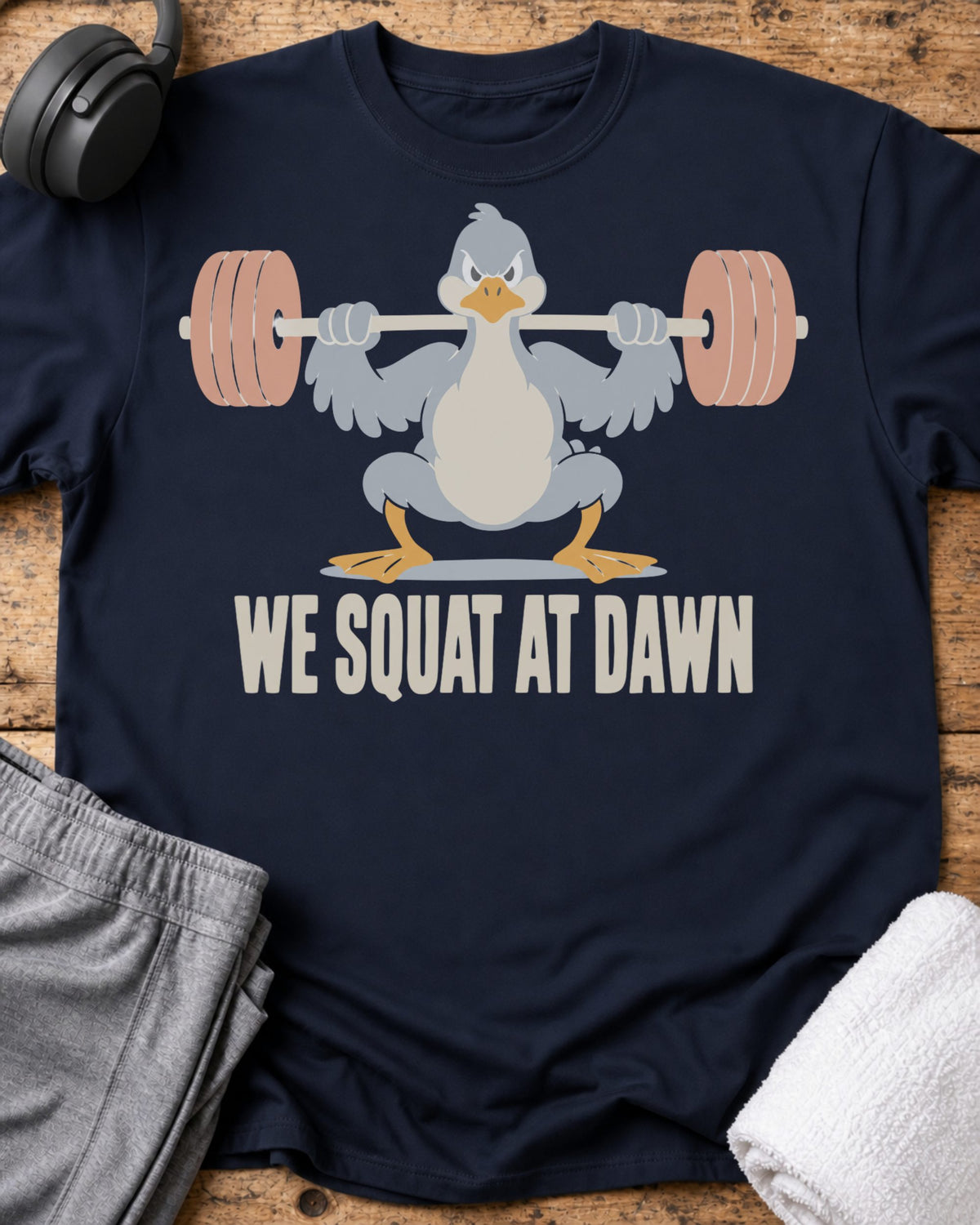 We Squat T-Shirt — Navy