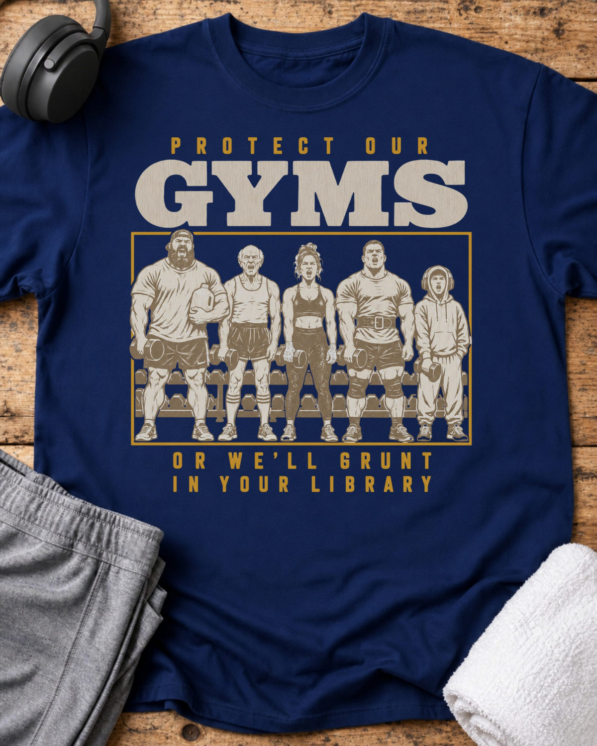 Protect Our Gyms T-Shirt — Royal