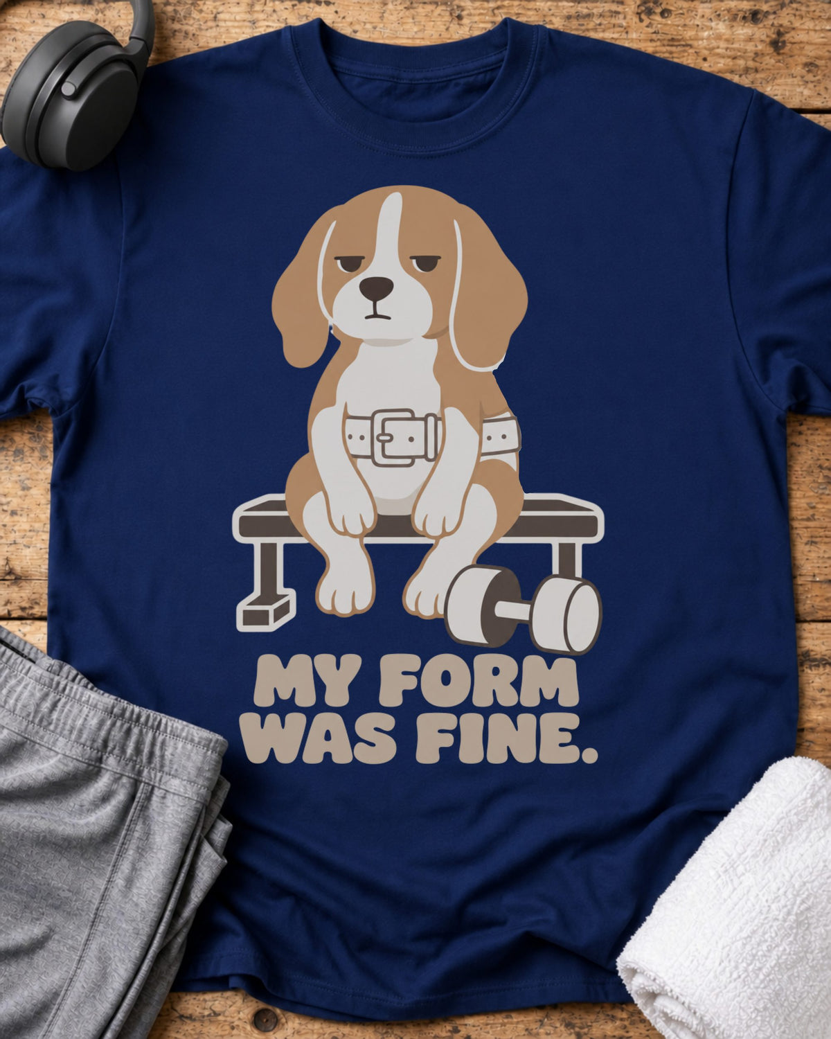 Form Was Fine T-Shirt — Royal