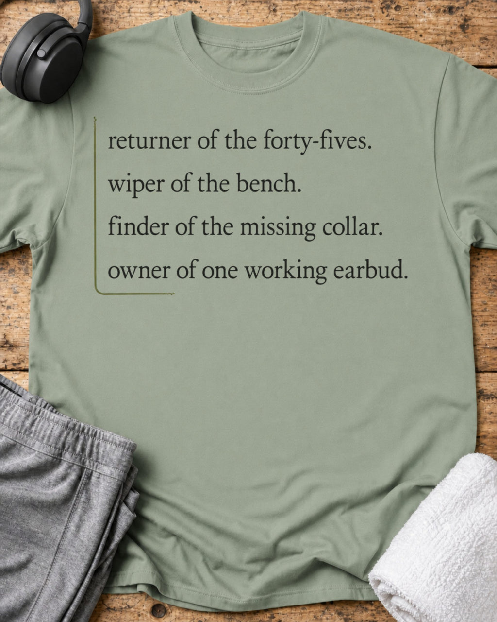 Returner Of Plates T-Shirt — Sage
