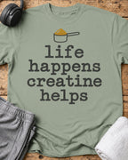 Life Happens T-Shirt — Sage