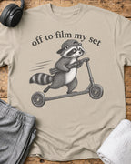Off To Film T-Shirt — Sand