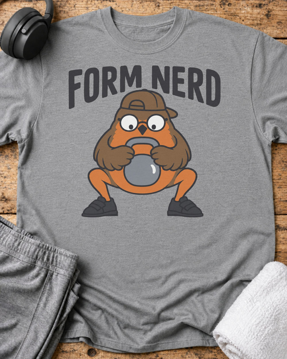 Form Nerd T-Shirt — Sport Grey
