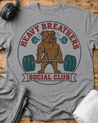 Heavy Breathers Social T-Shirt — Sport Grey