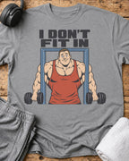 Don't Fit In T-Shirt — Sport Grey