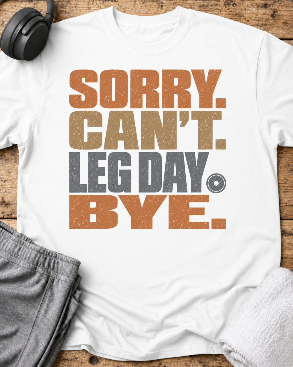 Sorry Can't T-Shirt — White