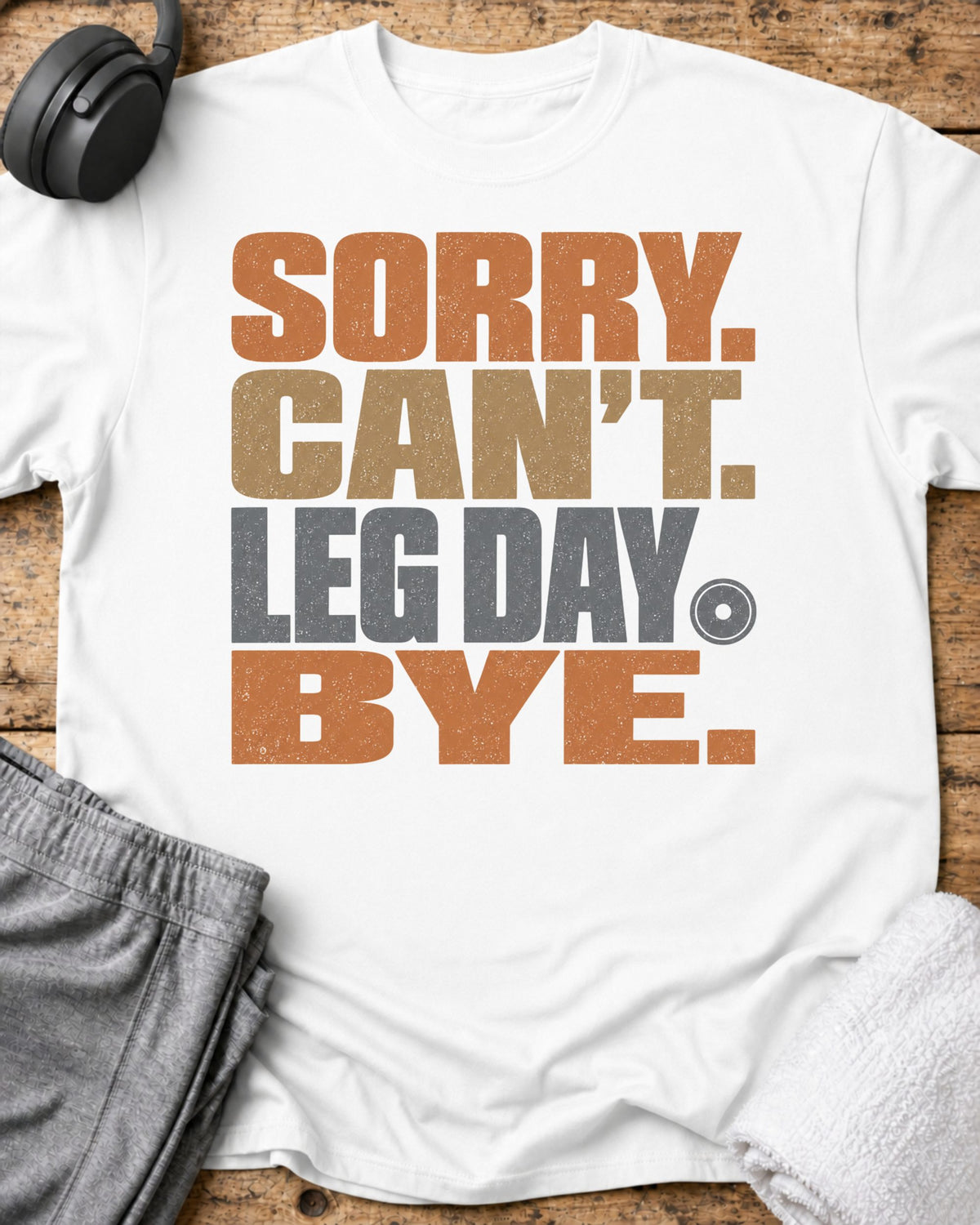 Sorry Can't T-Shirt — White