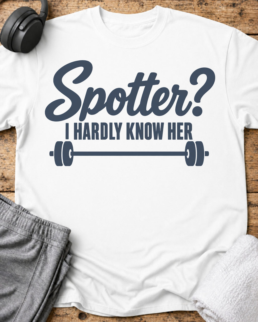 Spotter Hardly Know T-Shirt — White