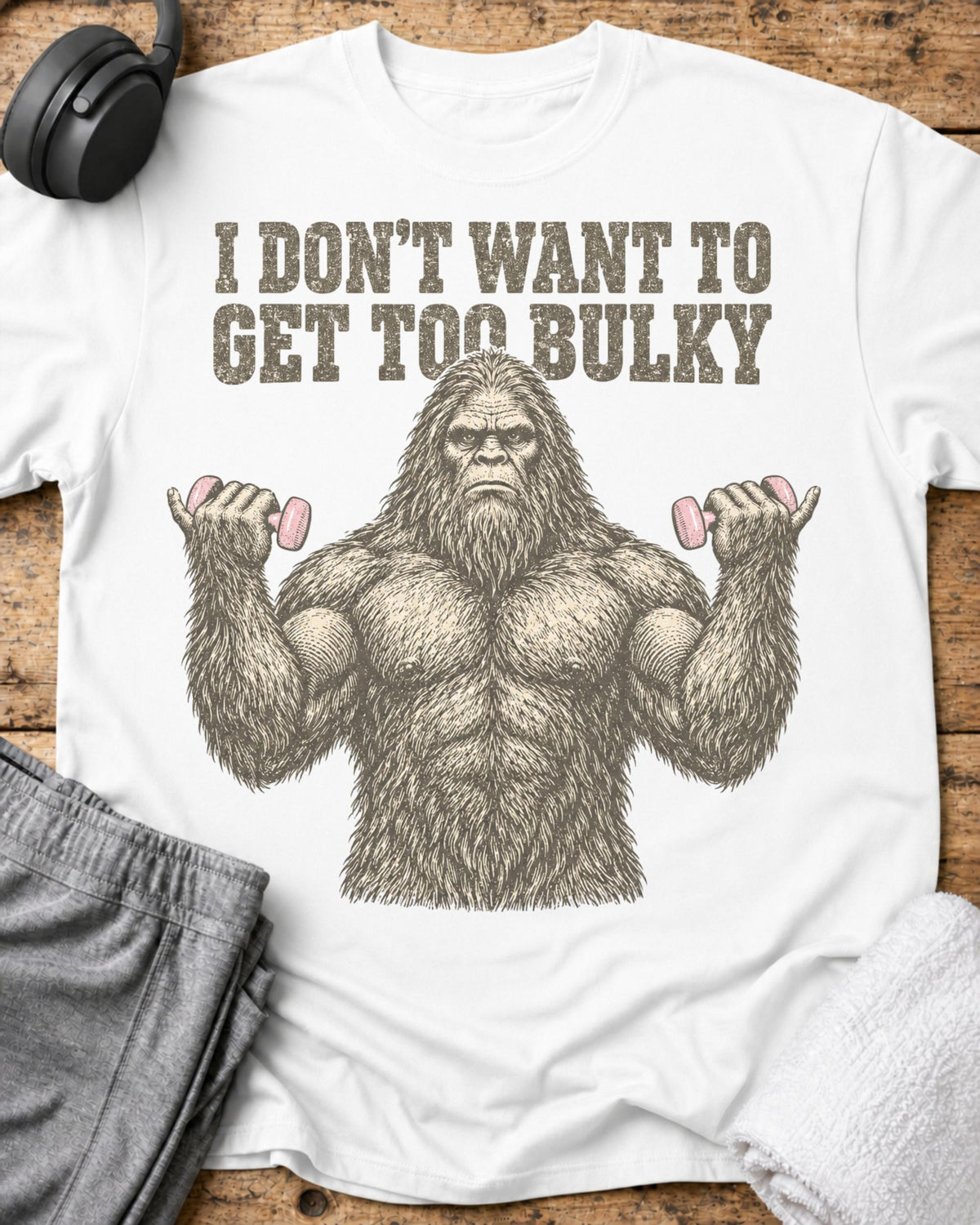 Don't Get Bulky T-Shirt — White