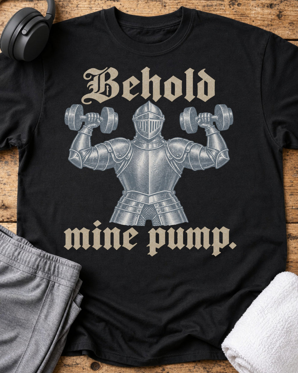 Behold Mine Pump T-Shirt — Black