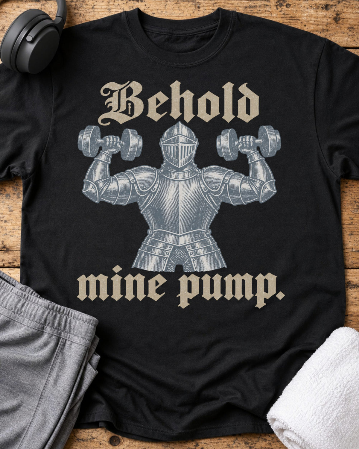 Behold Mine Pump T-Shirt — Black