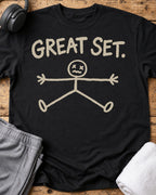Great Set T-Shirt — Black