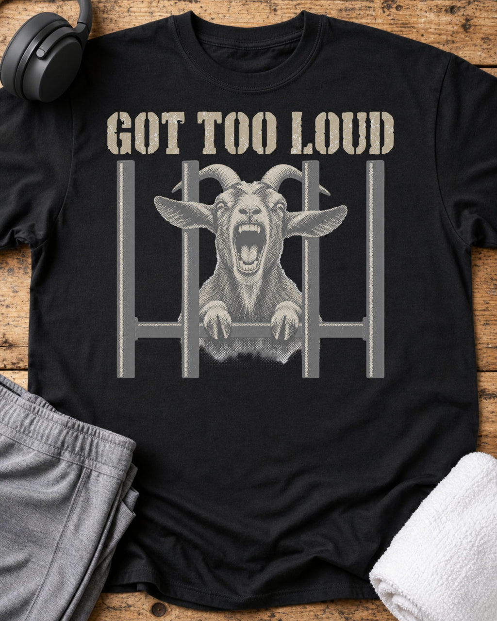 Got Too Loud T-Shirt — Black