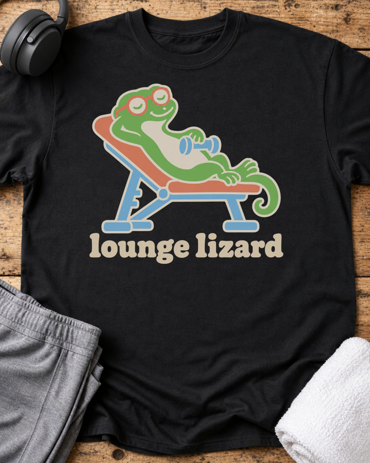 Lounge Lizard T-Shirt — Black