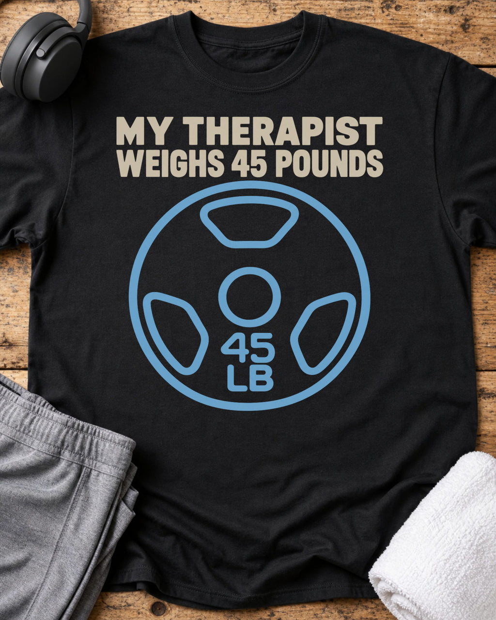 My Therapist T-Shirt — Black