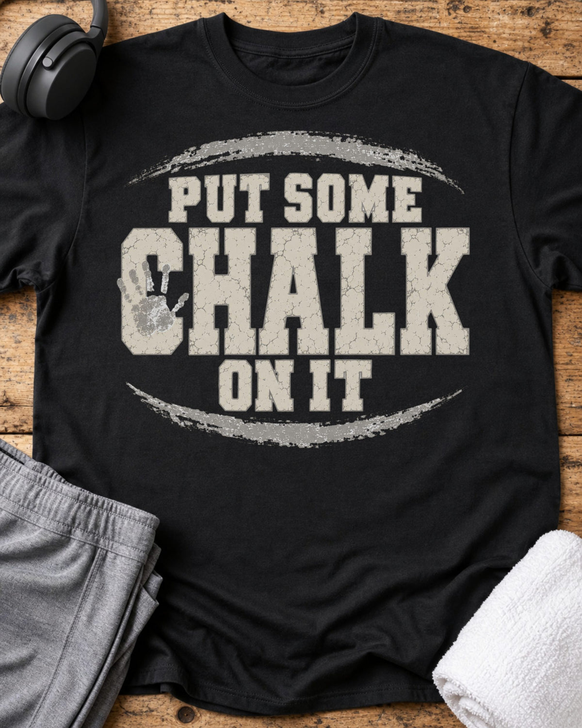 Put Some Chalk T-Shirt — Black