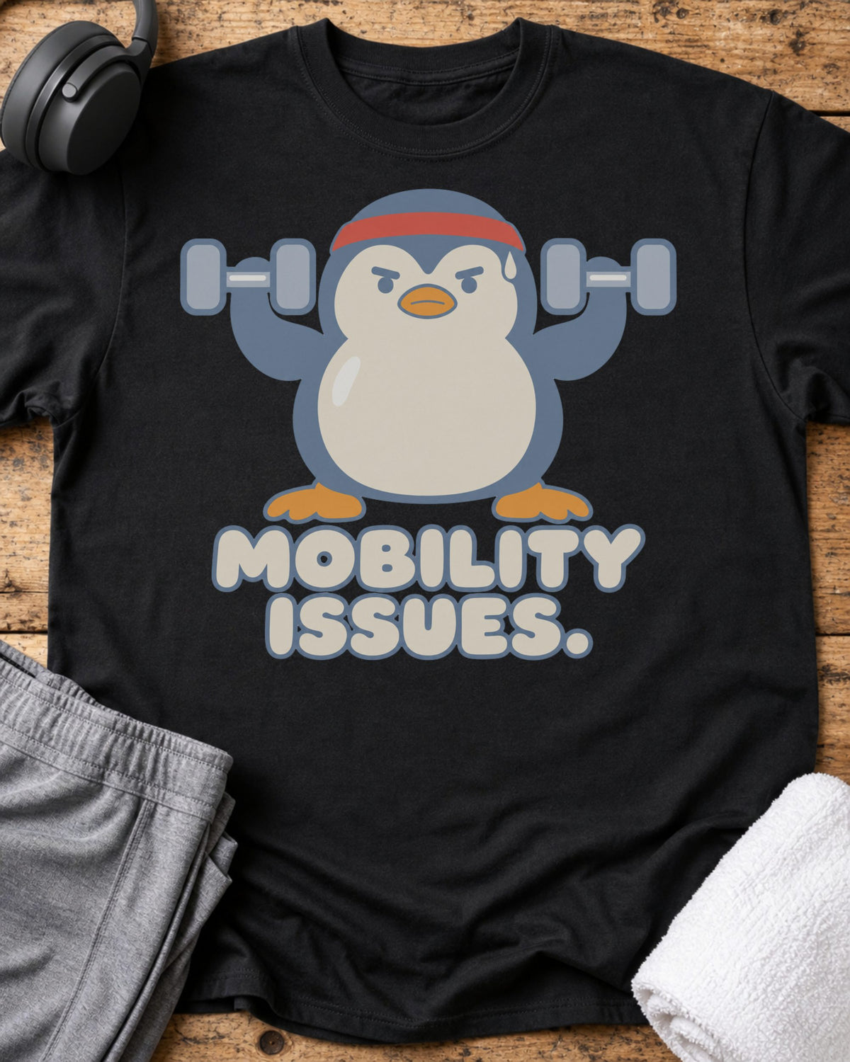 Mobility Issues T-Shirt — Black