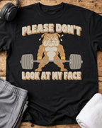 Please Don't Look T-Shirt — Black