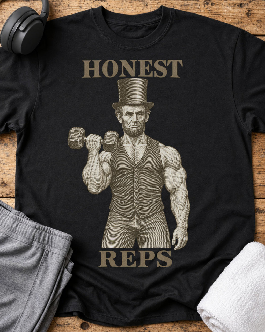 Honest Reps T-Shirt — Black