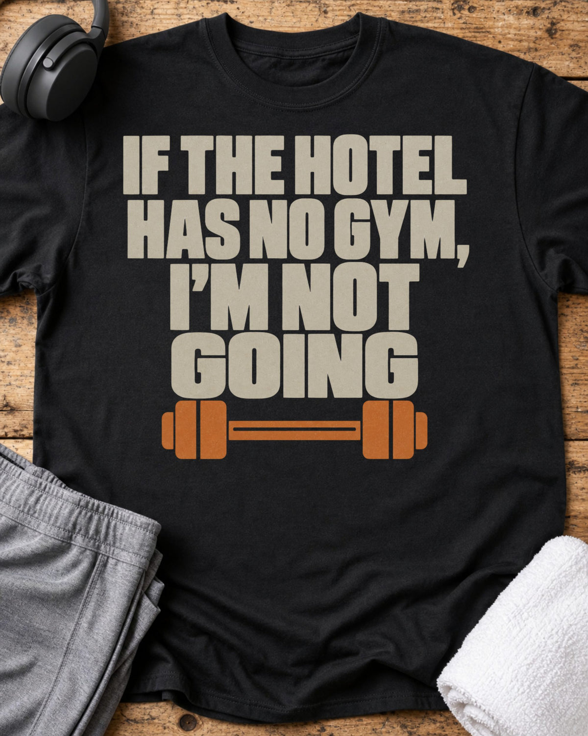 If No Gym T-Shirt — Black