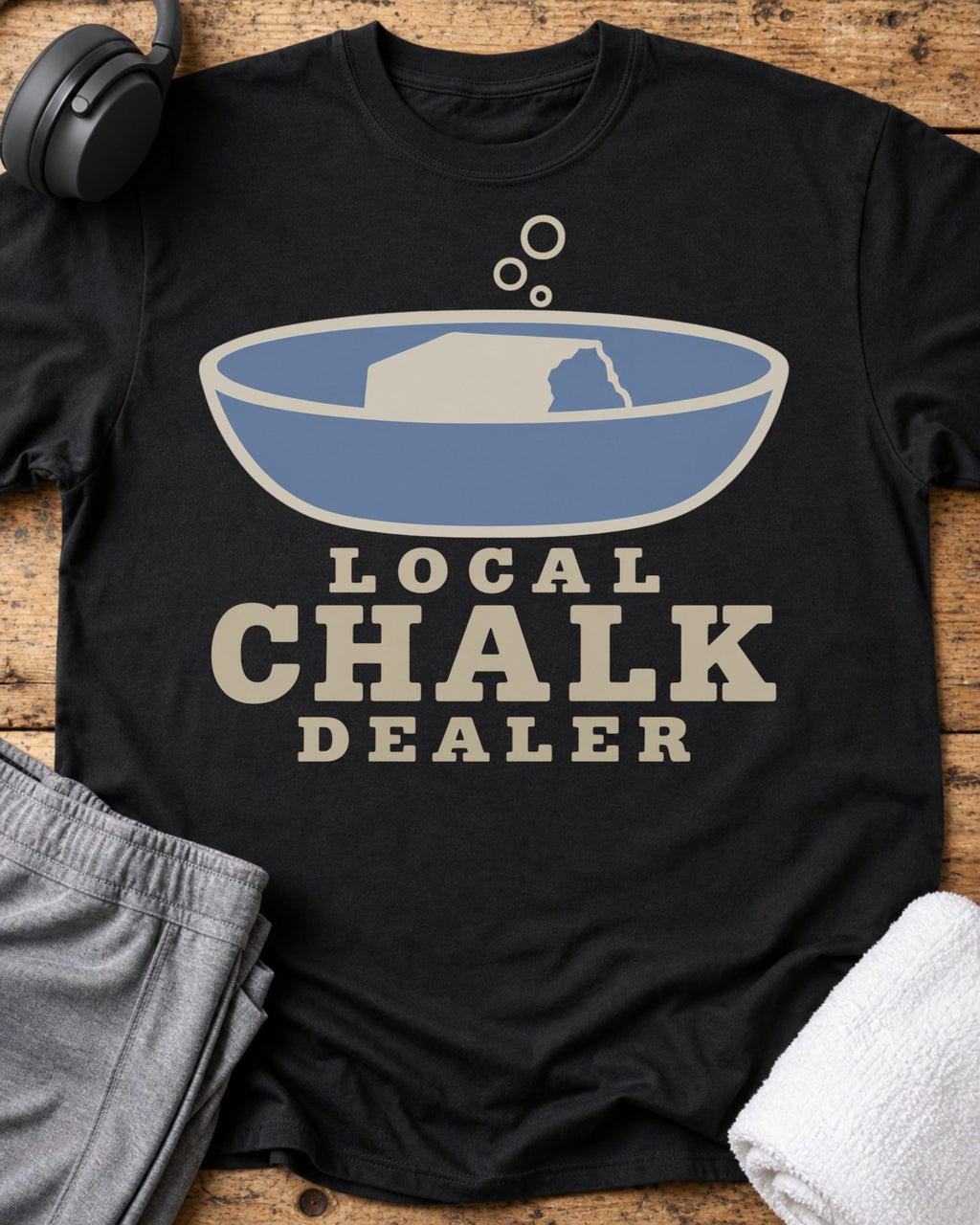Local Chalk Dealer T-Shirt — Black