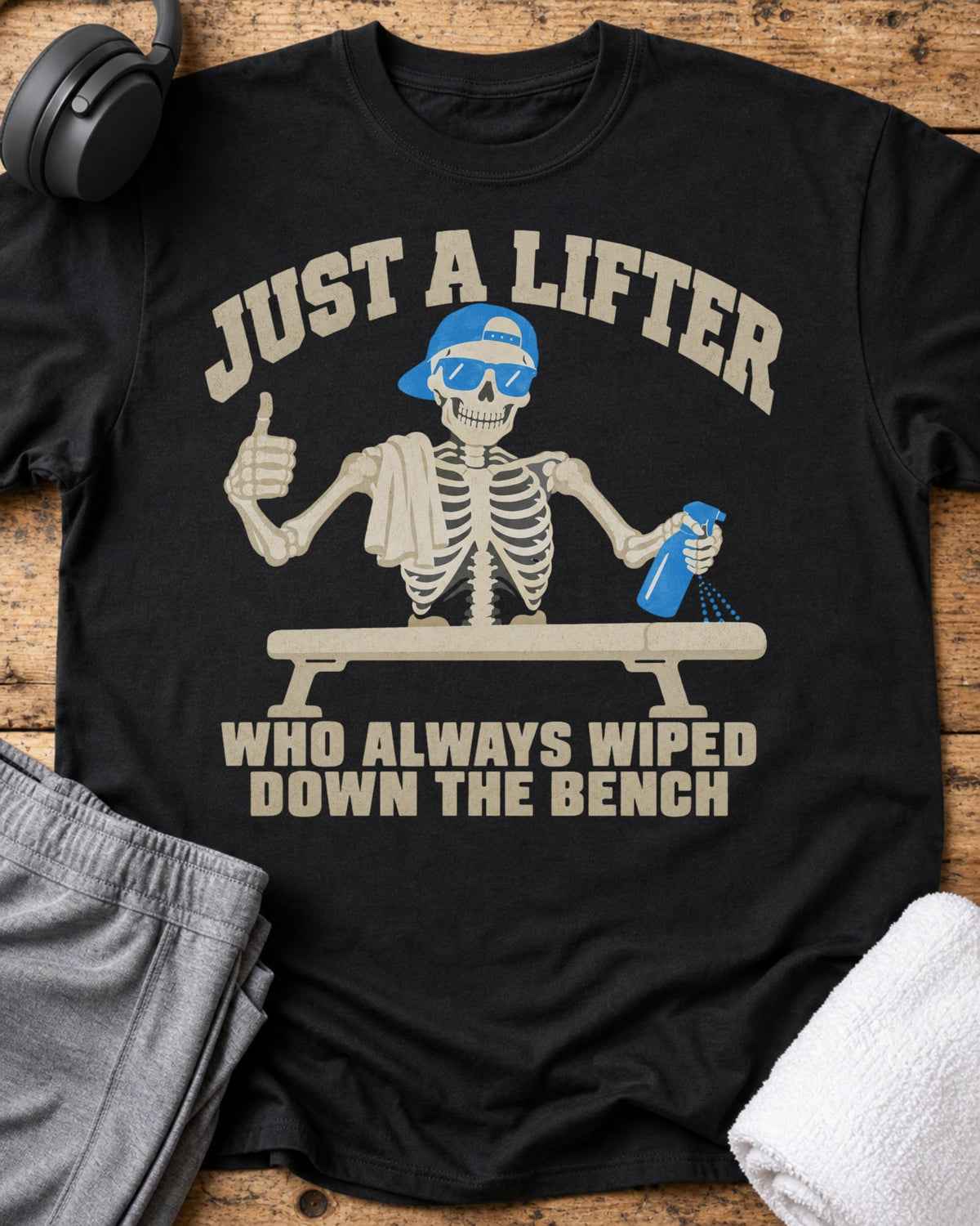 Just A Lifter T-Shirt — Black
