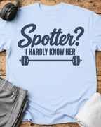Spotter Hardly Know T-Shirt — Light Blue
