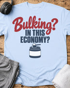 Bulking Economy T-Shirt — Light Blue