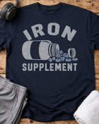 Iron Supplement T-Shirt — Navy