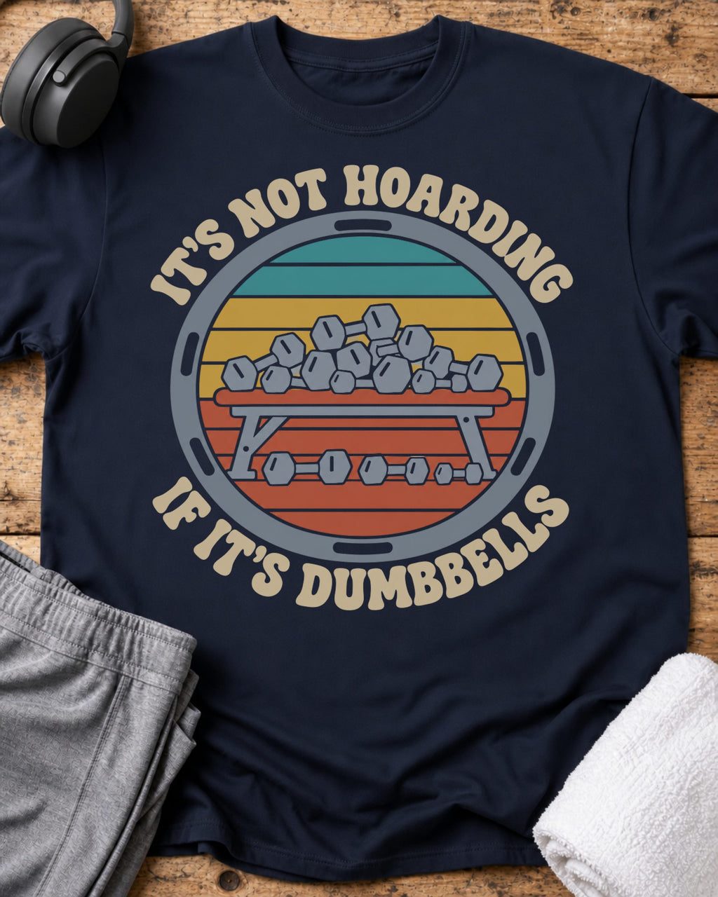 It's Not Hoarding T-Shirt — Navy