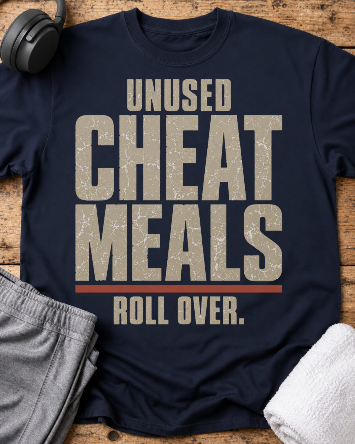 Unused Cheat Meals T-Shirt — Navy