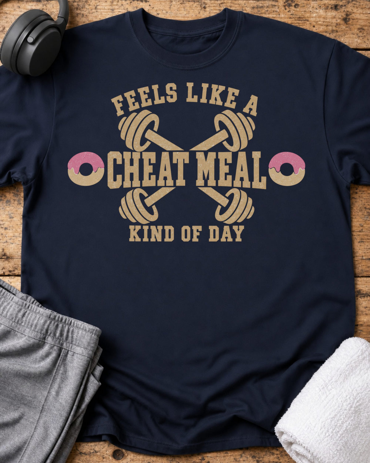 Feels Cheat Meal T-Shirt — Navy