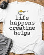 Life Happens T-Shirt — White