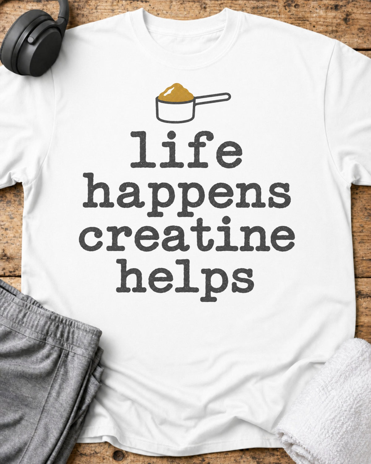 Life Happens T-Shirt — White