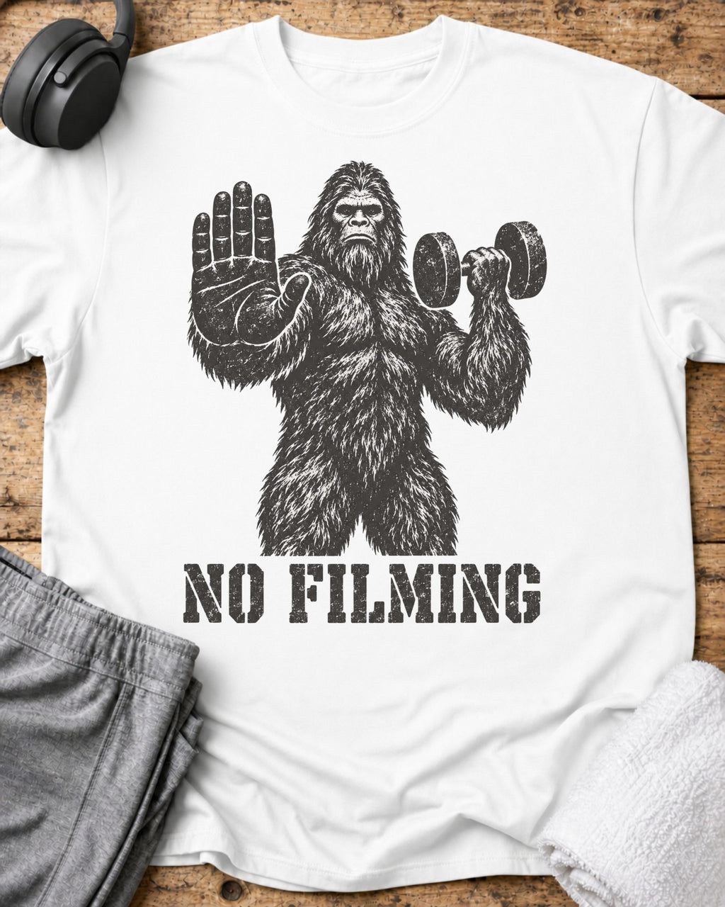 No Filming T-Shirt — White