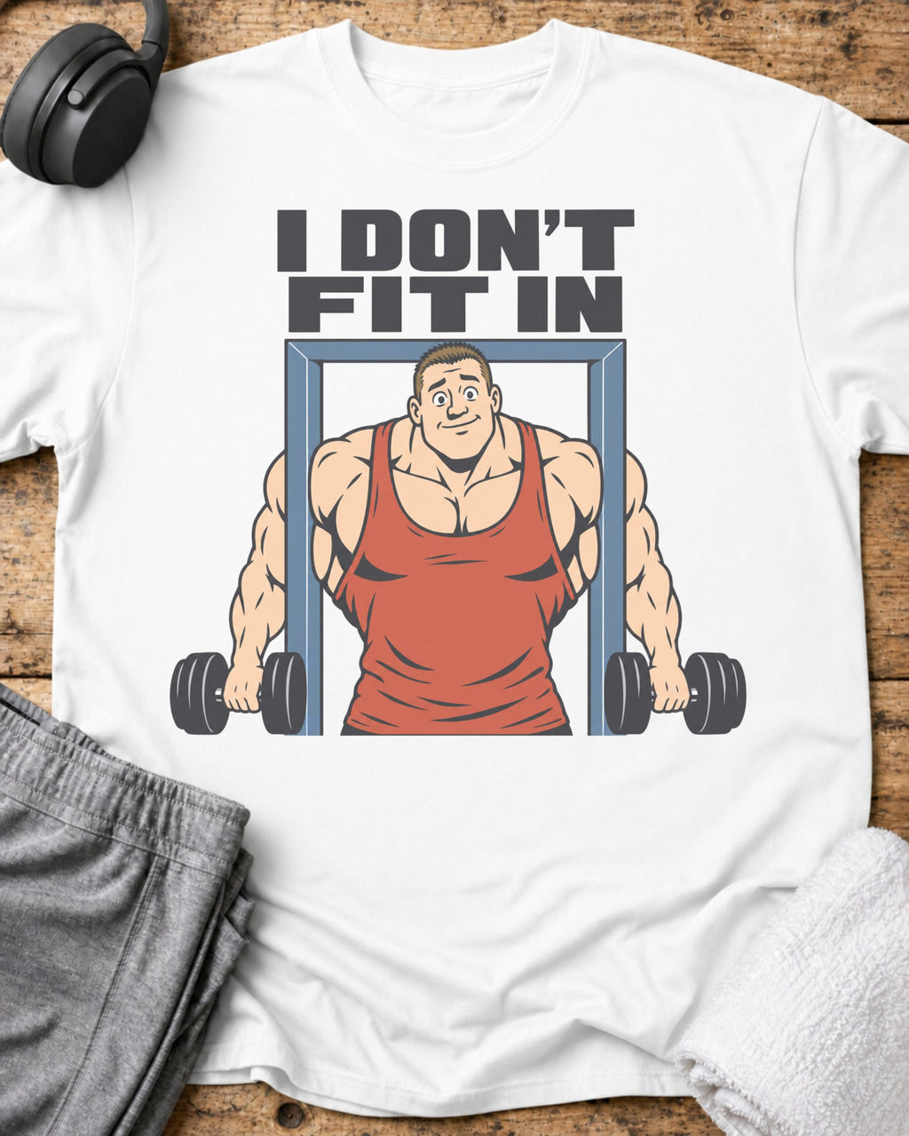 Don't Fit In T-Shirt — White