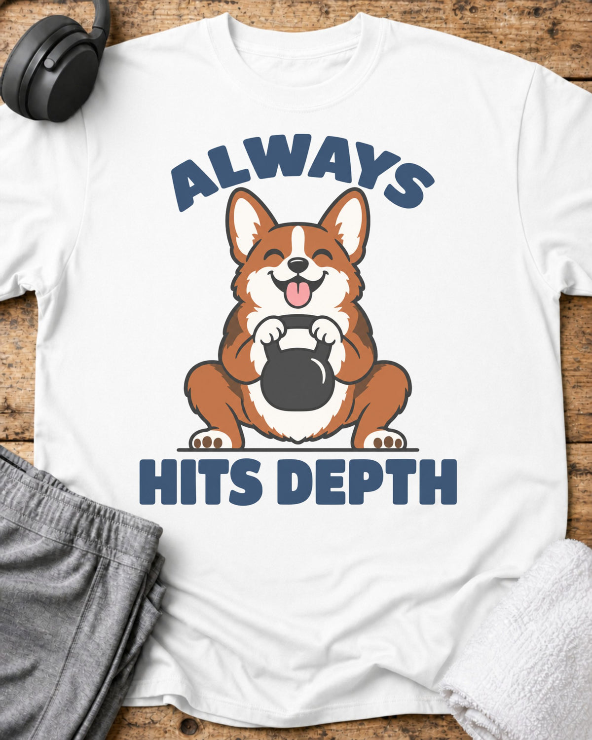 Always Hits Depth T-Shirt — White