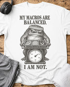 Macros Are Balanced T-Shirt — White